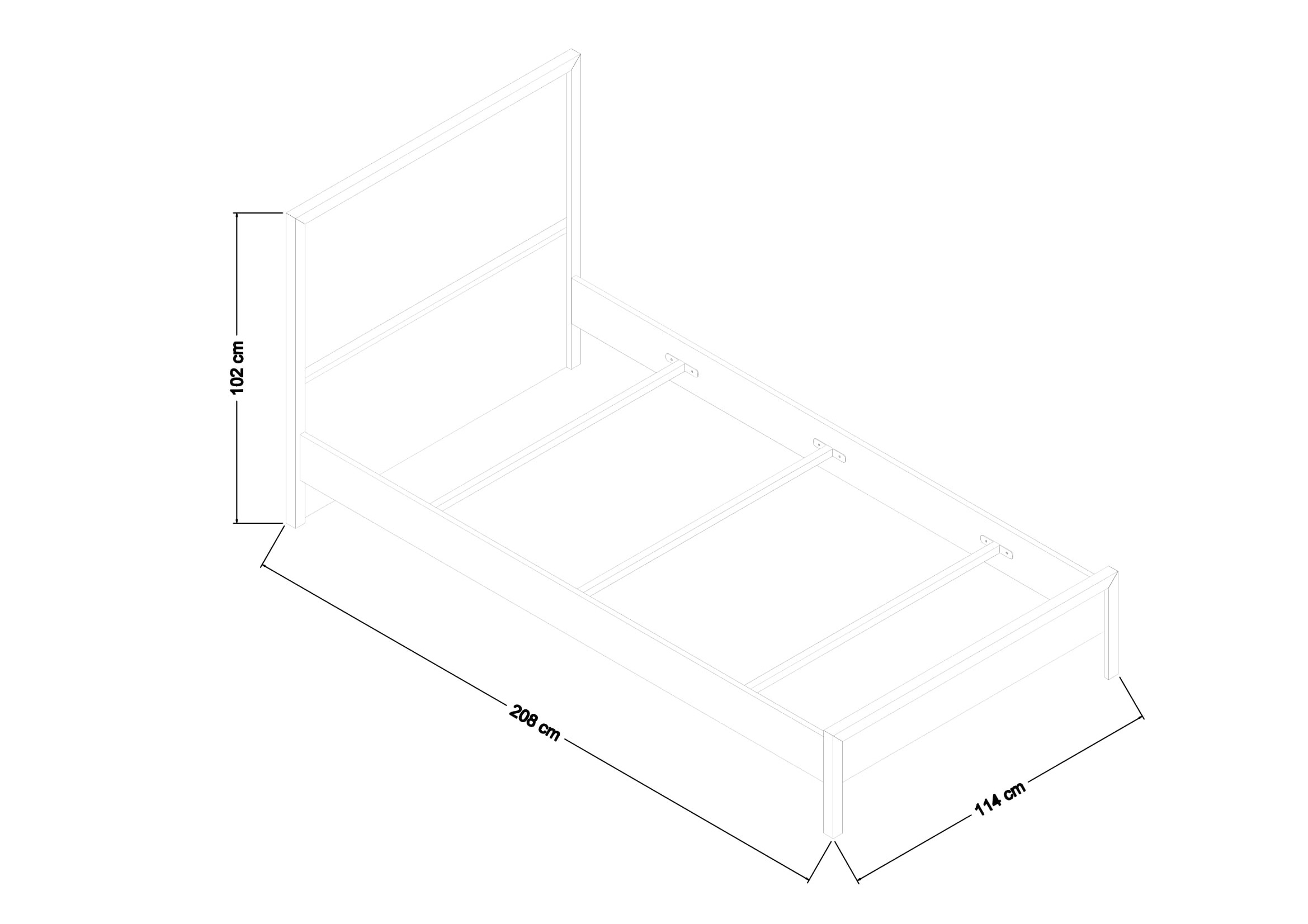 Piyano Mobilya Oscar Bedstead