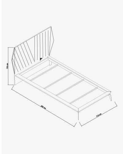 Piyano Mobilya Toledo Bedstead