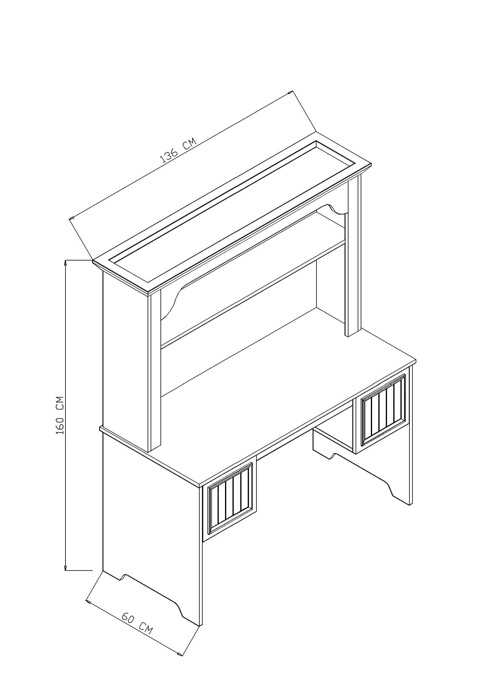 Piyano Mobilya Melis Study Desk