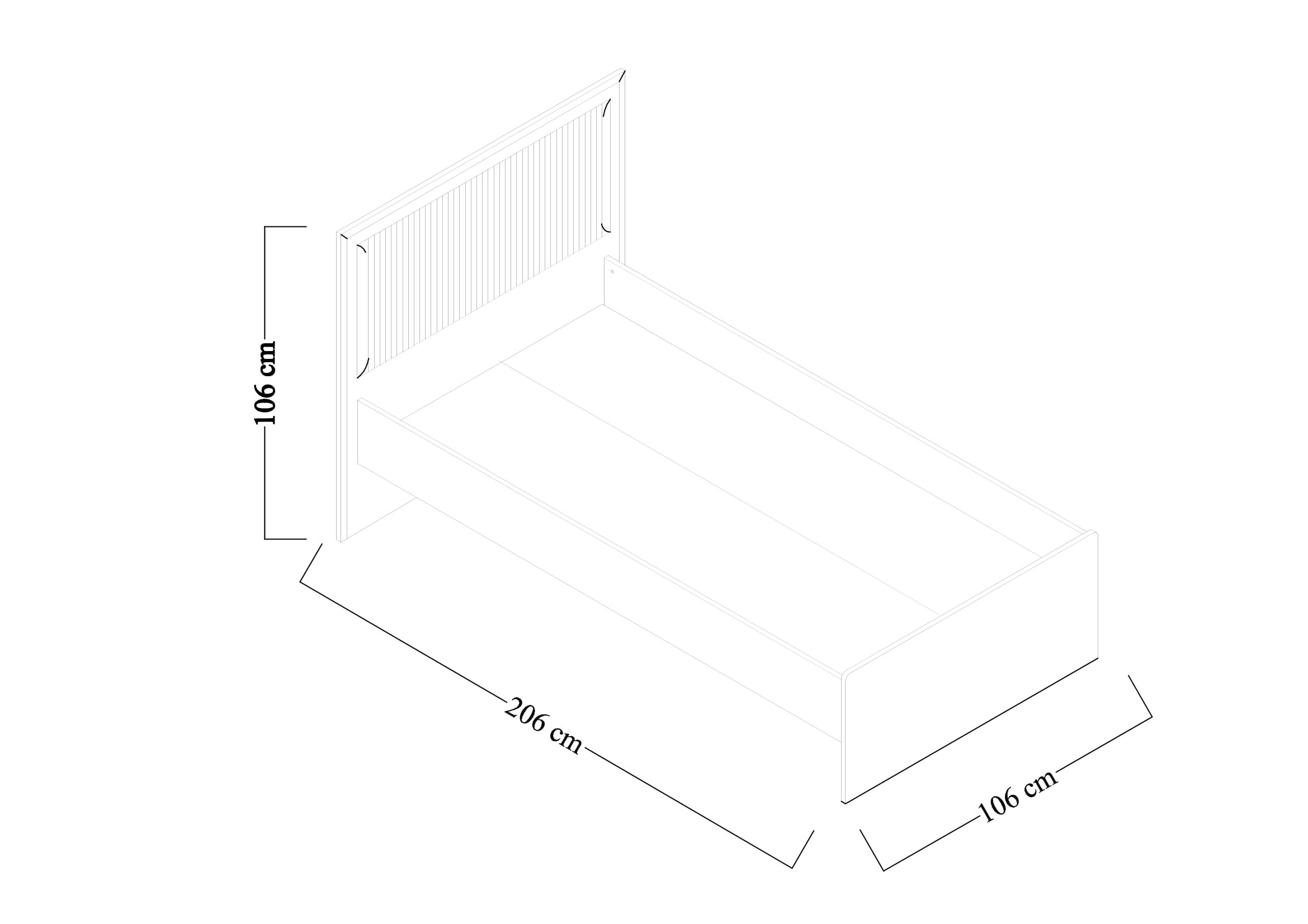 Piyano Mobilya Cannes Bedstead