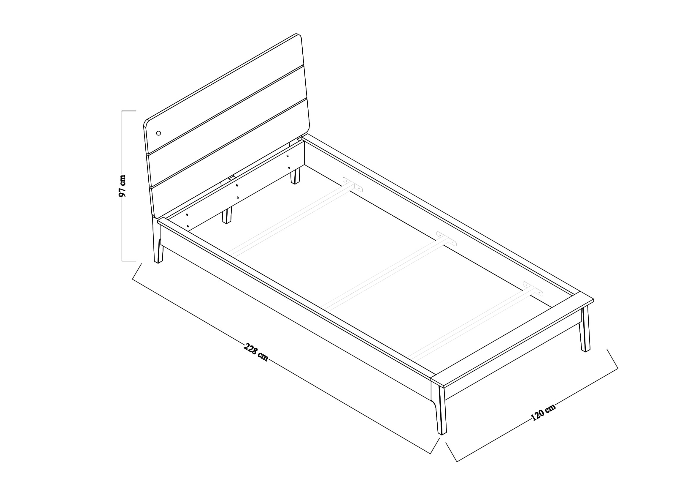 Piyano Mobilya Barbaros Bedstead