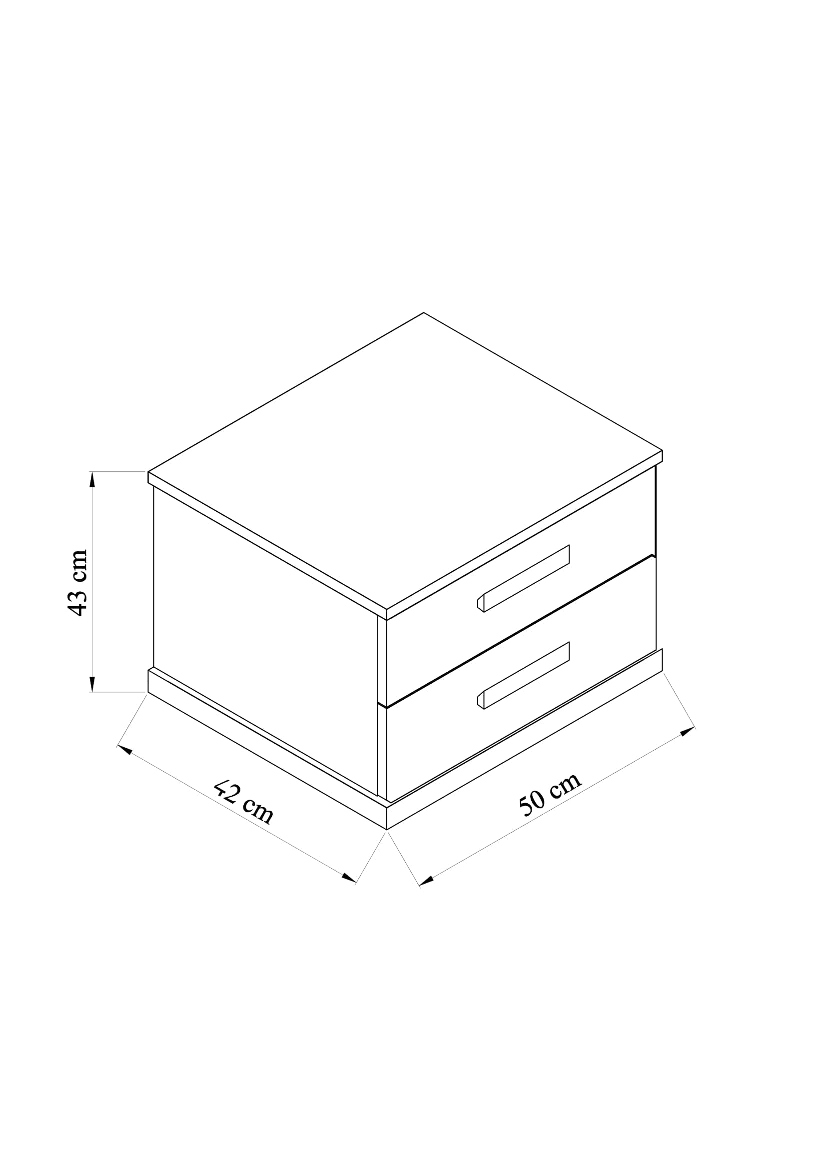 Piyano Mobilya Barbaros Nightstand