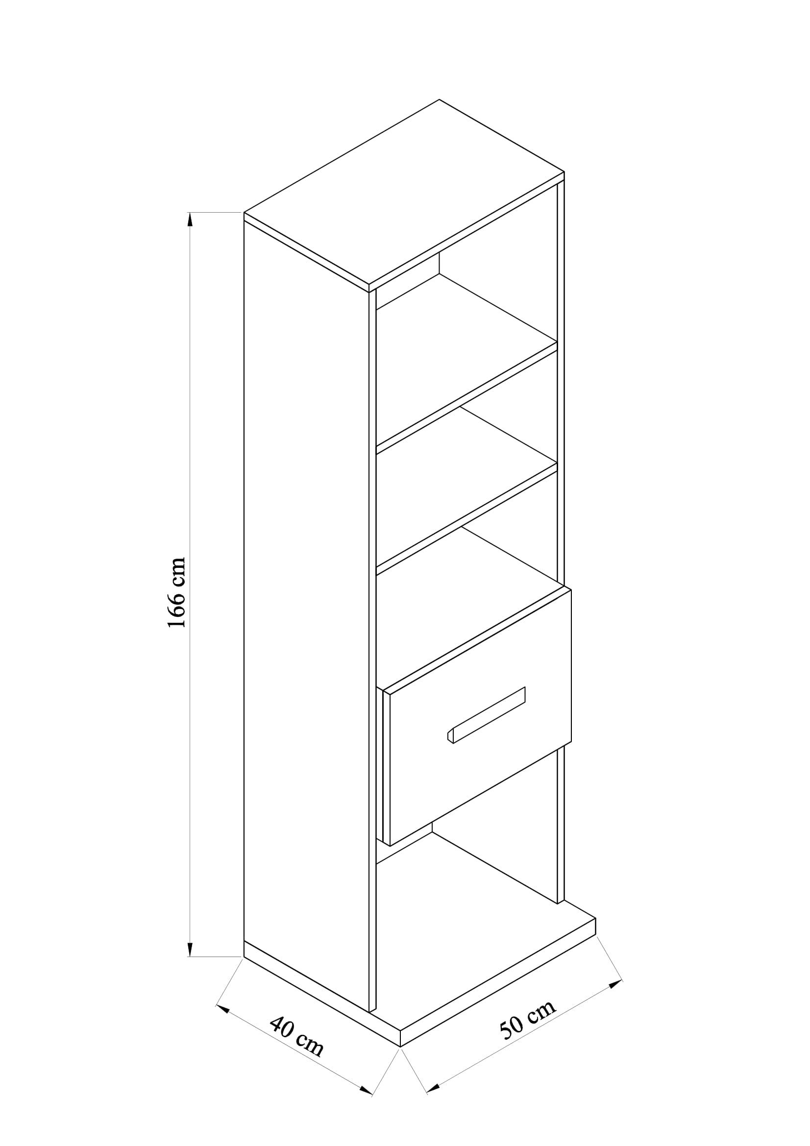 Piyano Mobilya Barbaros Bookcase