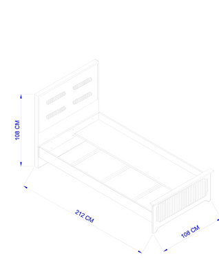 Piyano Mobilya Roma Bedstead