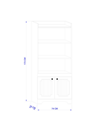 Piyano Mobilya Roma Bookcase