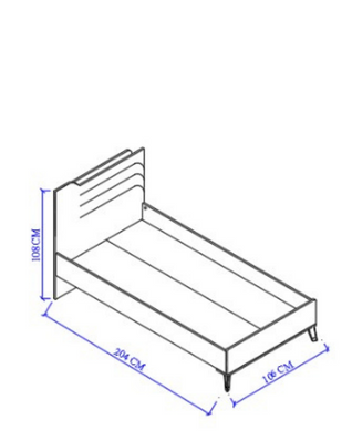 Piyano Mobilya Mado Bedstead