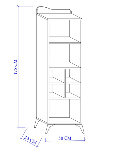 Piyano Mobilya Mado Bookcase