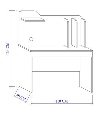 Piyano Mobilya Mado Study Desk