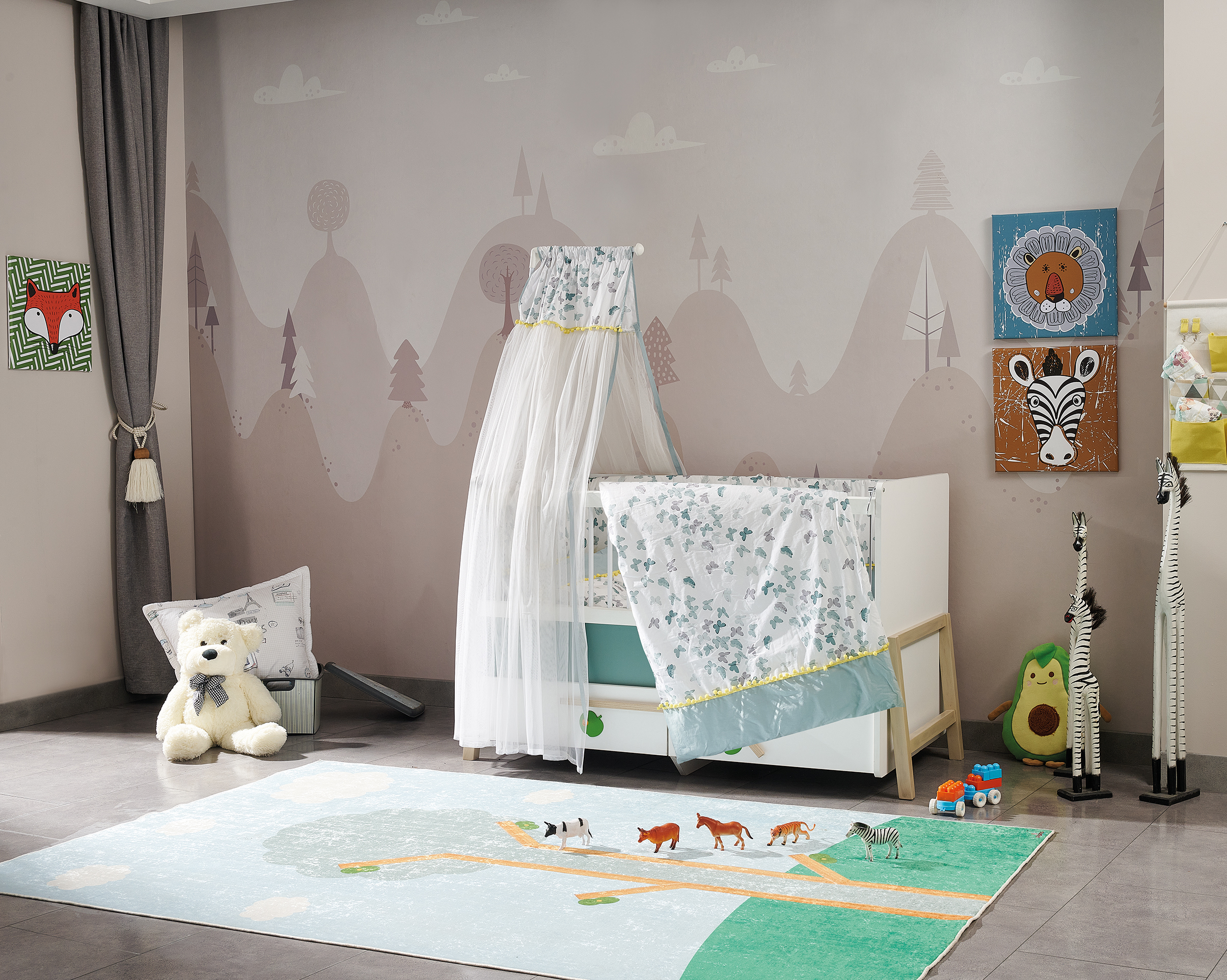 Piyano Mobilya Spring Baby Room Bedsheets